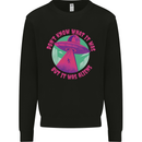 It Was Aliens UFO Kids Sweatshirt Jumper Black