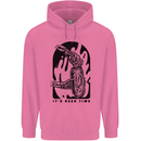 It's Beer Time Skeleton Hand Skull Childrens Kids Hoodie Azalea