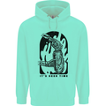 It's Beer Time Skeleton Hand Skull Childrens Kids Hoodie Peppermint
