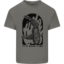 It's Beer Time Skeleton Hand Skull Kids T-Shirt Childrens Charcoal
