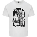 It's Beer Time Skeleton Hand Skull Kids T-Shirt Childrens White