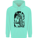 It's Beer Time Skeleton Hand Skull Mens 80% Cotton Hoodie Peppermint