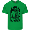 It's Beer Time Skeleton Hand Skull Mens Cotton T-Shirt Tee Top Irish Green
