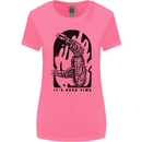 It's Beer Time Skeleton Hand Skull Womens Wider Cut T-Shirt Azalea
