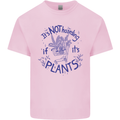 It's Not Hoarding if Its House Plants Funny Kids T-Shirt Childrens Light Pink