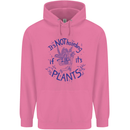 It's Not Hoarding if Its House Plants Funny Mens 80% Cotton Hoodie Azelea