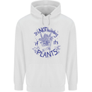 It's Not Hoarding if Its House Plants Funny Mens 80% Cotton Hoodie White