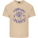 It's Not Hoarding if Its House Plants Funny Mens Cotton T-Shirt Tee Top Sand