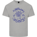 It's Not Hoarding if Its House Plants Funny Mens Cotton T-Shirt Tee Top Sports Grey