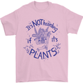 It's Not Hoarding if Its House Plants Funny Mens T-Shirt 100% Cotton Light Pink
