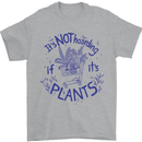 It's Not Hoarding if Its House Plants Funny Mens T-Shirt 100% Cotton Sports Grey
