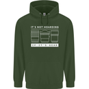 It's Not Hoarding if its Photography Photographer Childrens Kids Hoodie Forest Green