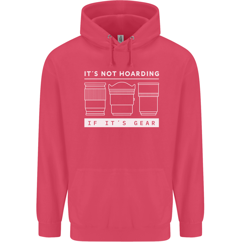 It's Not Hoarding if its Photography Photographer Childrens Kids Hoodie Heliconia