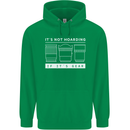 It's Not Hoarding if its Photography Photographer Childrens Kids Hoodie Irish Green