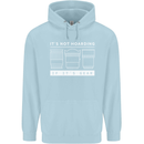 It's Not Hoarding if its Photography Photographer Childrens Kids Hoodie Light Blue