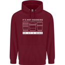 It's Not Hoarding if its Photography Photographer Childrens Kids Hoodie Maroon
