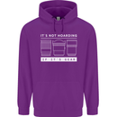 It's Not Hoarding if its Photography Photographer Childrens Kids Hoodie Purple
