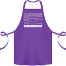 It's Not Hoarding if its Photography Photographer Cotton Apron 100% Organic Purple