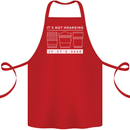 It's Not Hoarding if its Photography Photographer Cotton Apron 100% Organic Red