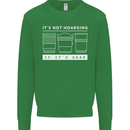 It's Not Hoarding if its Photography Photographer Kids Sweatshirt Jumper Irish Green