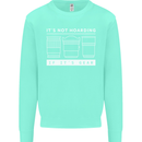 It's Not Hoarding if its Photography Photographer Kids Sweatshirt Jumper Peppermint