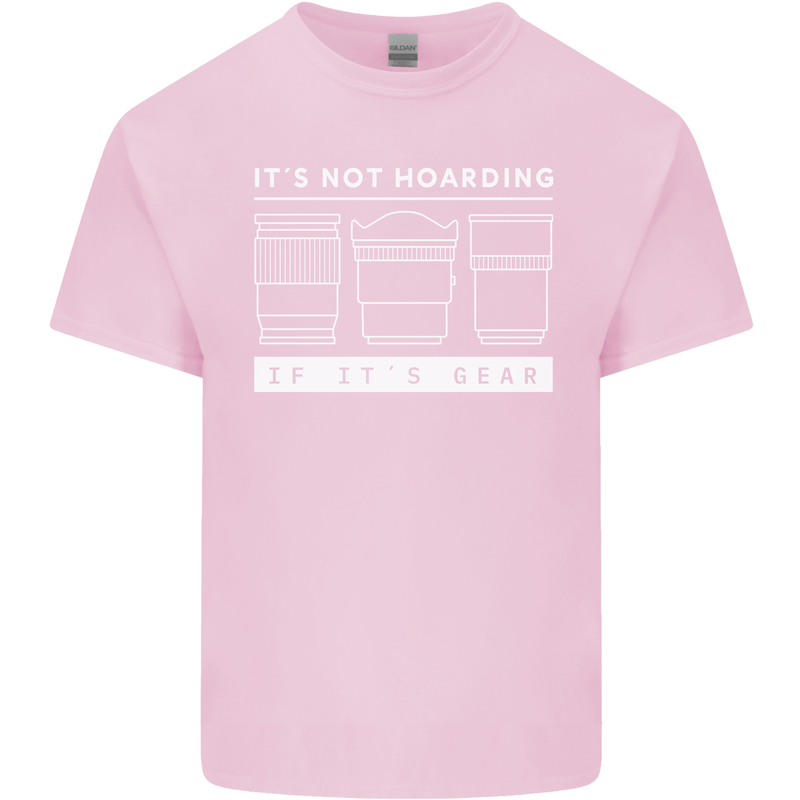 It's Not Hoarding if its Photography Photographer Kids T-Shirt Childrens Light Pink