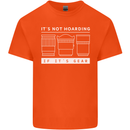 It's Not Hoarding if its Photography Photographer Kids T-Shirt Childrens Orange