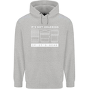It's Not Hoarding if its Photography Photographer Mens 80% Cotton Hoodie Sports Grey