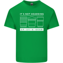It's Not Hoarding if its Photography Photographer Mens Cotton T-Shirt Tee Top Irish Green