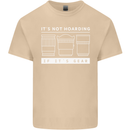It's Not Hoarding if its Photography Photographer Mens Cotton T-Shirt Tee Top Sand