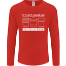 It's Not Hoarding if its Photography Photographer Mens Long Sleeve T-Shirt Red
