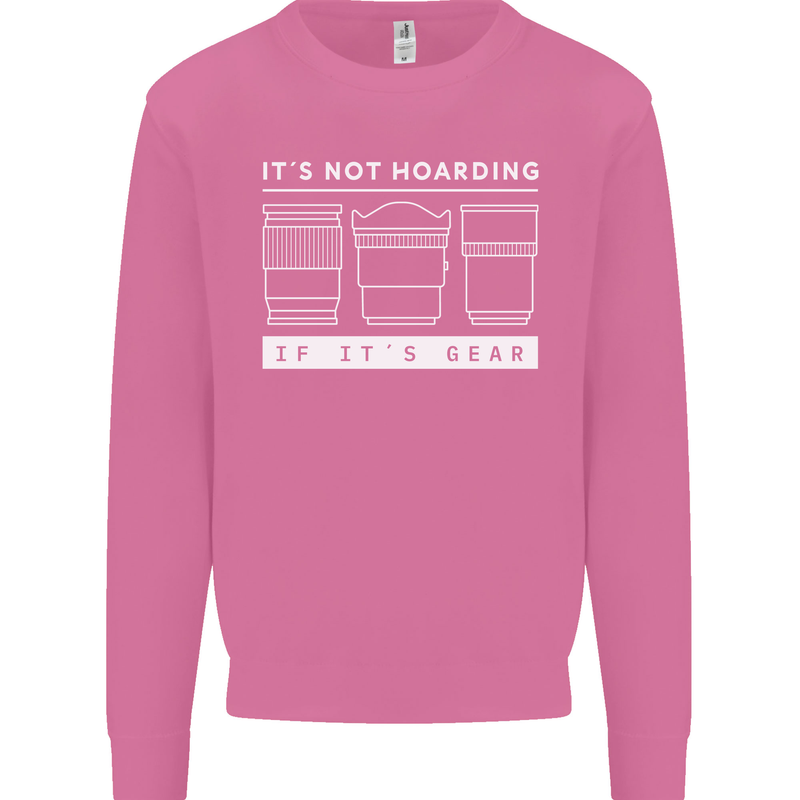 It's Not Hoarding if its Photography Photographer Mens Sweatshirt Jumper Azalea