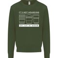 It's Not Hoarding if its Photography Photographer Mens Sweatshirt Jumper Forest Green