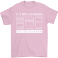 It's Not Hoarding if its Photography Photographer Mens T-Shirt 100% Cotton Light Pink