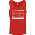 It's Not Hoarding if its Photography Photographer Mens Vest Tank Top Red