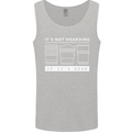 It's Not Hoarding if its Photography Photographer Mens Vest Tank Top Sports Grey