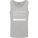 It's Not Hoarding if its Photography Photographer Mens Vest Tank Top Sports Grey