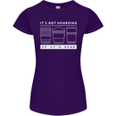 It's Not Hoarding if its Photography Photographer Womens Petite Cut T-Shirt Purple
