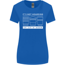 It's Not Hoarding if its Photography Photographer Womens Wider Cut T-Shirt Royal Blue