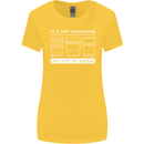 It's Not Hoarding if its Photography Photographer Womens Wider Cut T-Shirt Yellow