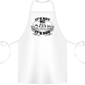 It's Not Me Anti Valentines Singles Day Skull Cotton Apron 100% Organic White