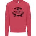 It's Not Me Anti Valentines Singles Day Skull Kids Sweatshirt Jumper Heliconia