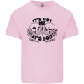 It's Not Me Anti Valentines Singles Day Skull Kids T-Shirt Childrens Light Pink