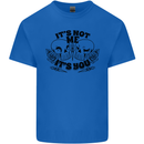 It's Not Me Anti Valentines Singles Day Skull Kids T-Shirt Childrens Royal Blue