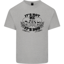 It's Not Me Anti Valentines Singles Day Skull Kids T-Shirt Childrens Sports Grey