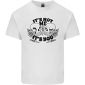 It's Not Me Anti Valentines Singles Day Skull Kids T-Shirt Childrens White