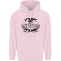 It's Not Me Anti Valentines Singles Day Skull Mens 80% Cotton Hoodie Light Pink