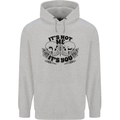 It's Not Me Anti Valentines Singles Day Skull Mens 80% Cotton Hoodie Sports Grey
