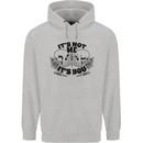 It's Not Me Anti Valentines Singles Day Skull Mens 80% Cotton Hoodie Sports Grey