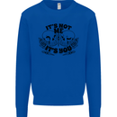 It's Not Me Anti Valentines Singles Day Skull Mens Sweatshirt Jumper Royal Blue